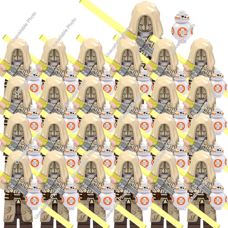 

Hot Toys 25Pcs Star Wars Dath Vader Luke Skywalker Legion Troopers Captain Rex Commander Cody Assemble Bricks Action Figure Toys