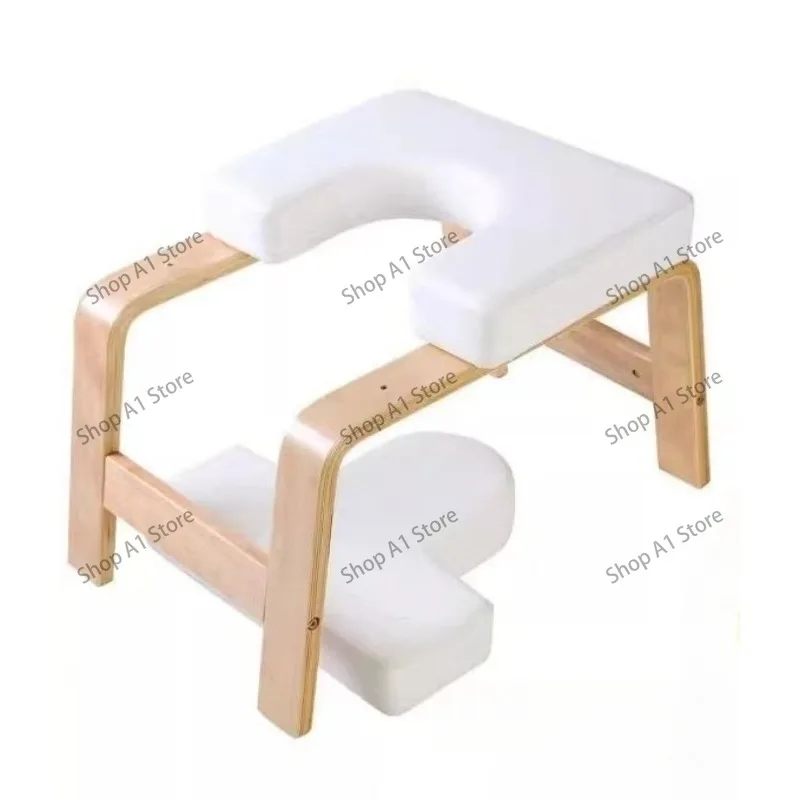 Solid wood inverted yoga stool household yoga inverted stool yoga auxiliary equipment