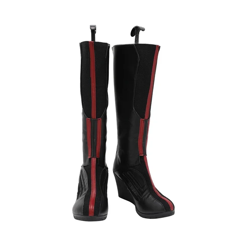 

MN1 Wanda Vision Scarlet Witch Cosplay Boots High Heel Shoes Halloween Cosplay Prop Custom Made8/yG