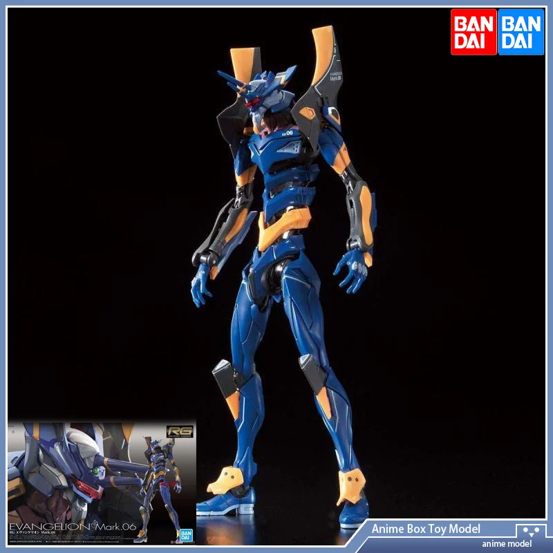 

[In Stock] Bandai RG 1/144 Genuine NEON GENESIS EVANGELION Plastic Model Garage Series Mark 06 Anime Figure Assembly Model