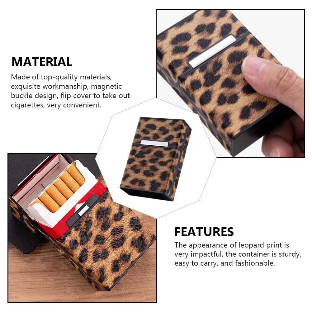 

2pcs Cigarette Container Protector Protector Damp Resistant Portable Cigar Box Cover For Men Cigarette Container Gift