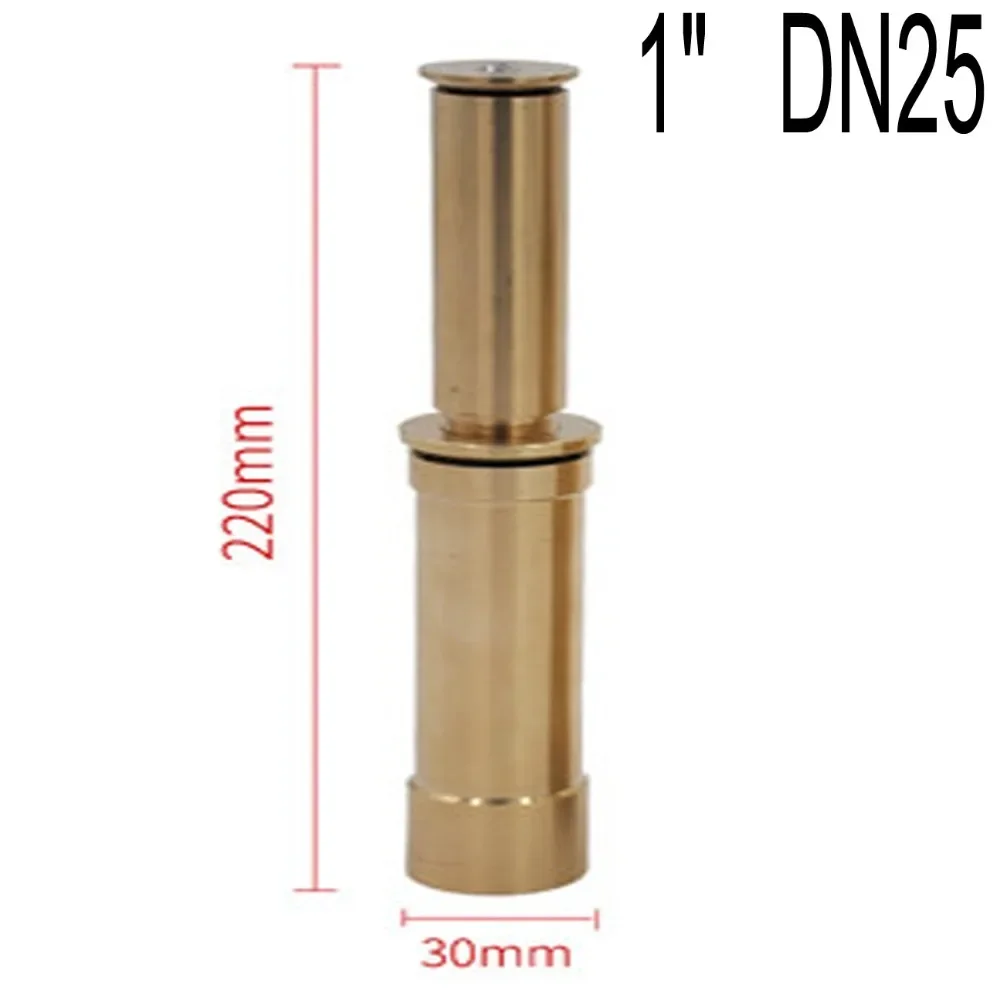 Yongquan Fountain Nozzles Landscape Fountain Pure Copper For Sprinkler Double trumpet flower Nozzle Pool Pond Spray Head