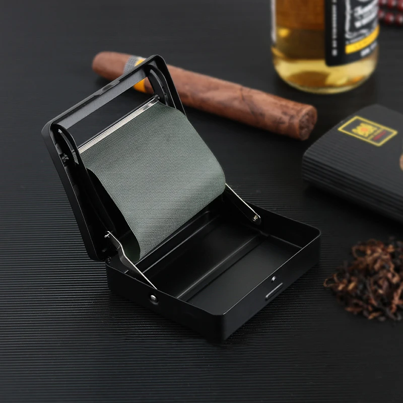 Automatic Rolling Machine Portable Cigarette Smoking Accessories  Cigarette Maker Tobacco Rolling Making Machine Cigarette Black