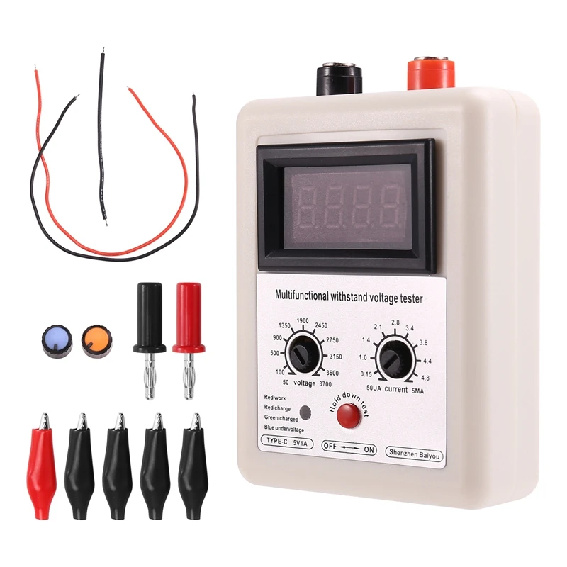 Transistor Voltage Tester 0V-3500V Diode MOS Triode MOV LED Voltage Capability Transistor Withstand Voltage Tester