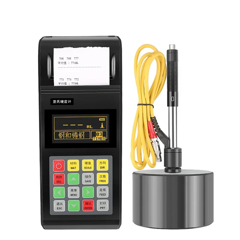 Portable Leeb Hardness Tester Handheld Heat Treated Metal Surface Cast Iron Die Steel Hardness Tester New Product