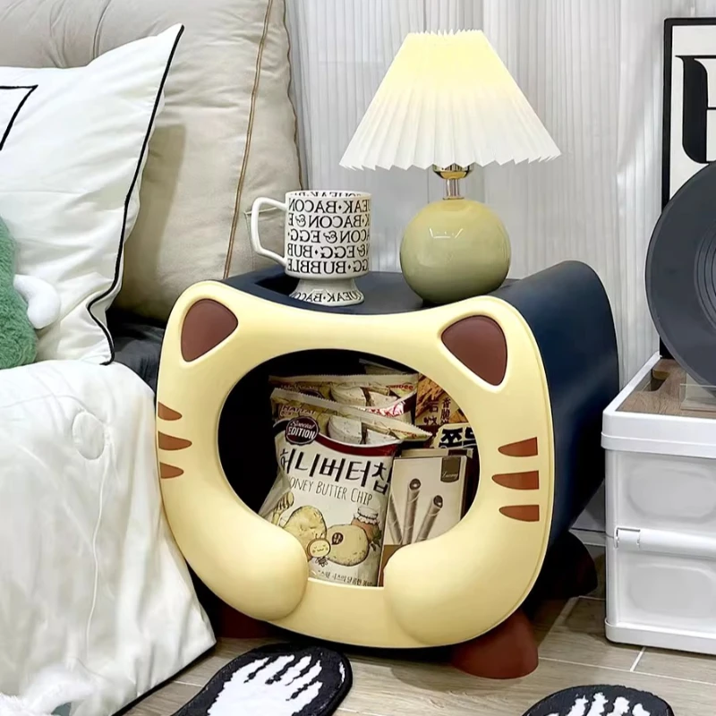 /Pet Princess Protect Nightstands Small Elegant Girls Modern Bedside Table Smart Cute Weird Table De Chevet Bedroom Furniture