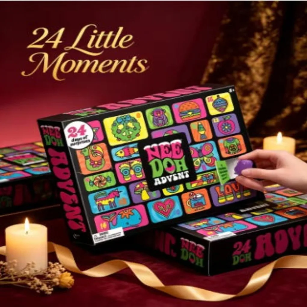 Christmas Countdown Calendar: 24-Day Surprise Series, Small Tactile Gift Boxes Suitable for Children and Adults,