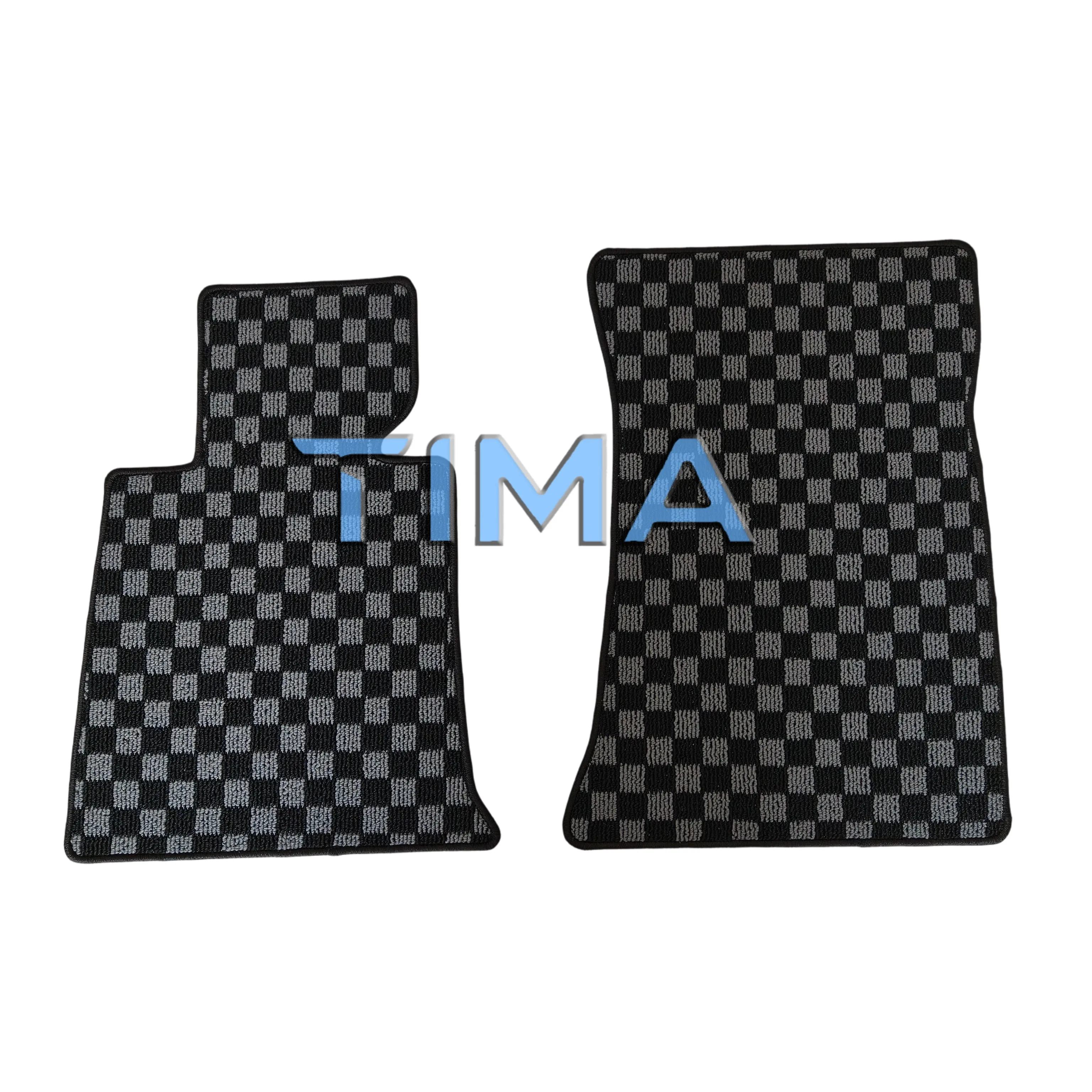 Anti-Slip Checkered Print Floor Foot Pad Mats 4PCS For BMW X1 2009 2015 E84 left Hand Driveor view 2