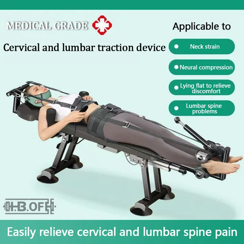 Electric Spine Bed, Electric Stretching Fitness Bed, Rehabilitation Trainer, Height Increase Traction Device, Inversion Machine