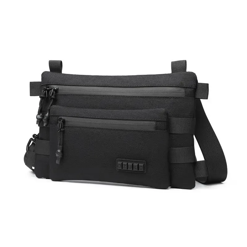 OZUKO Men Chest Bag Waterproof Satchel for Men and Women Leisure Sports One-shoulder BMessenger Bag