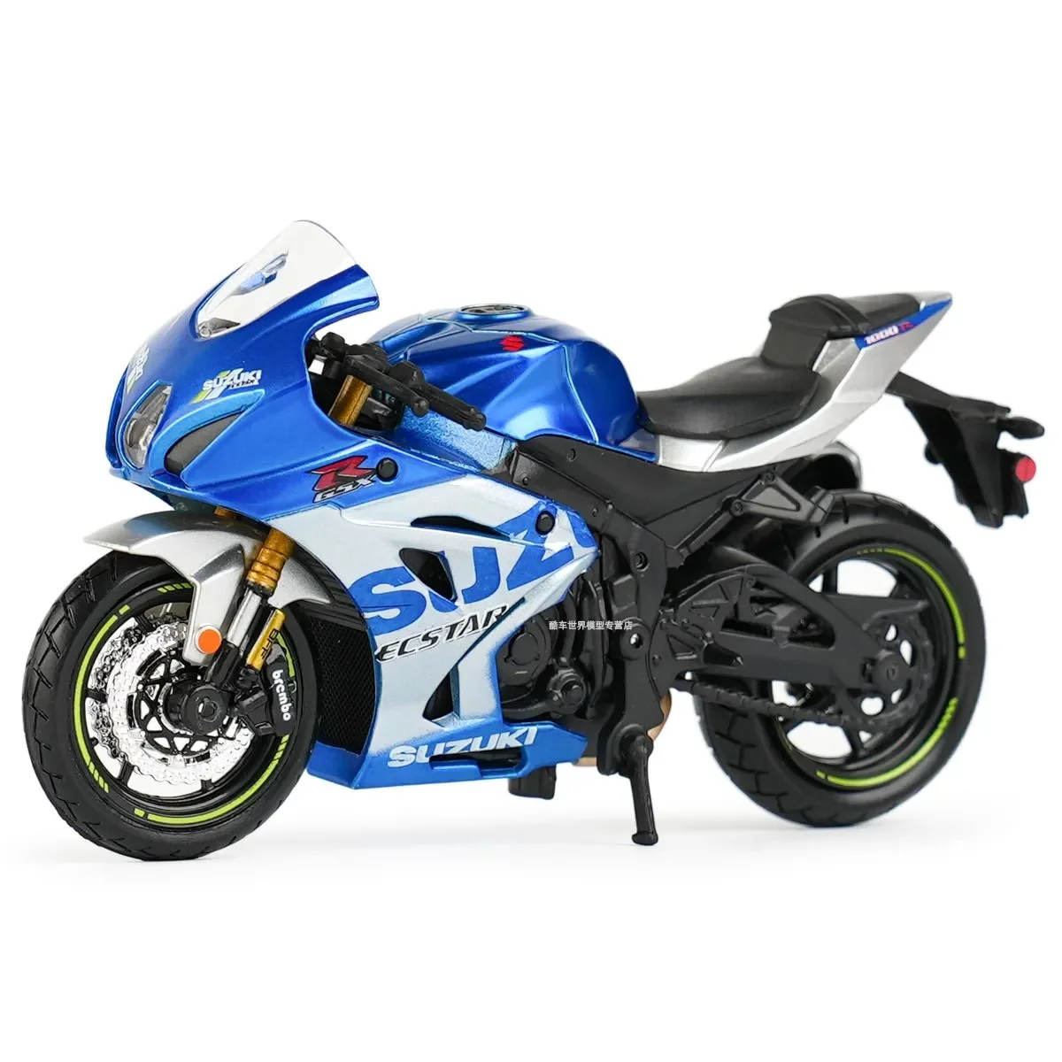 Bburago 1:18 Honda Africa Twin Ducati، نموذج دراجة نارية مصنوع من خليط معدني لمحاكاة الرالي