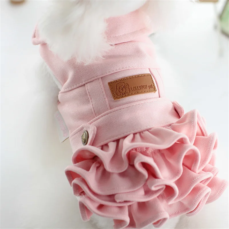 Pet Clothes Dog Dress Winter Small Dogs Jumpsuit Couple Puppy Clothing Coat Poodle Yorkshire Pomeranian Shih Tzu Dog Costume