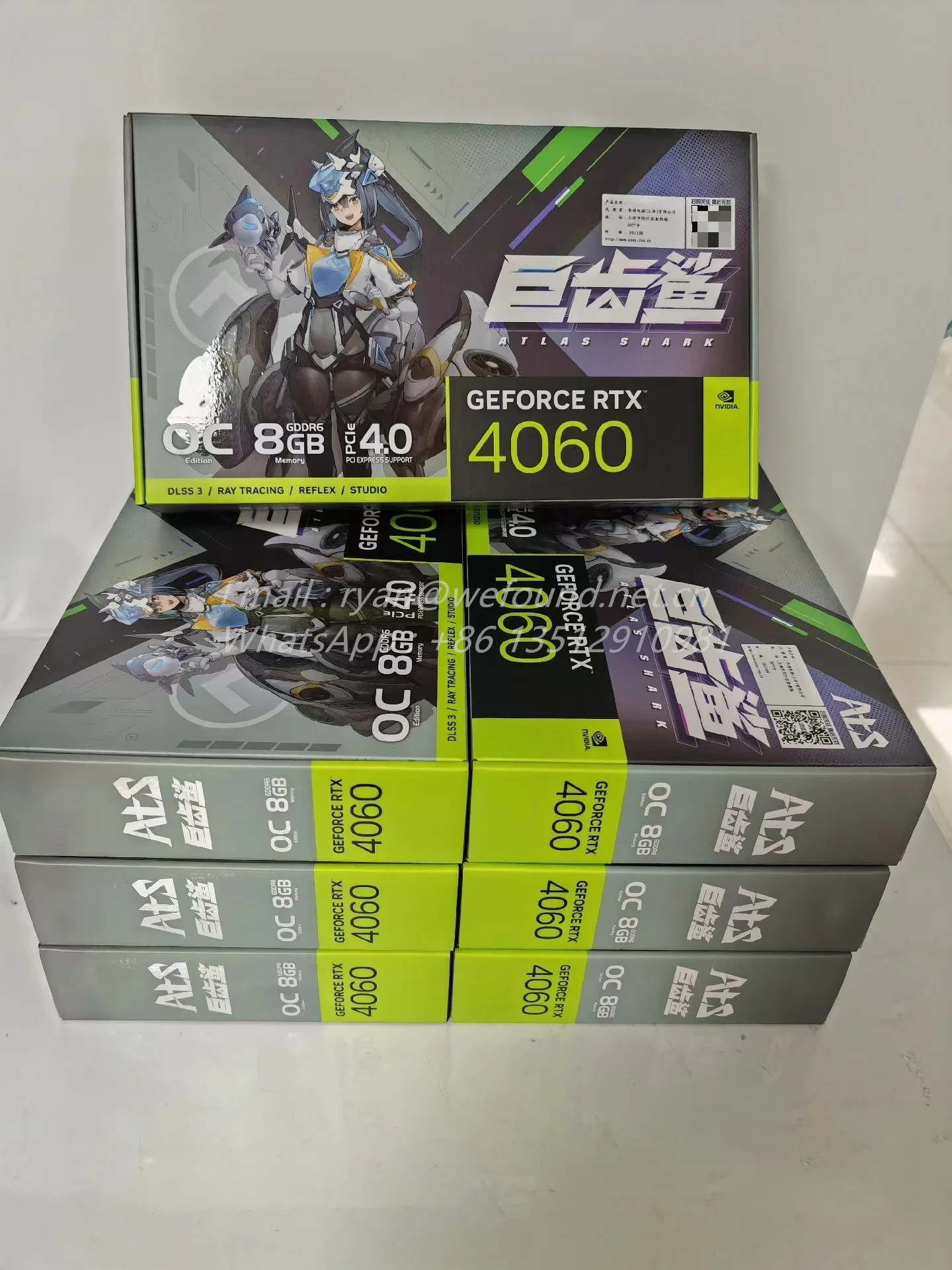 GPU for ASUS ATS RTX4060 O8G V2 GAMING, 8GB video memory/three-fan /ATS cooling module Graphics Card