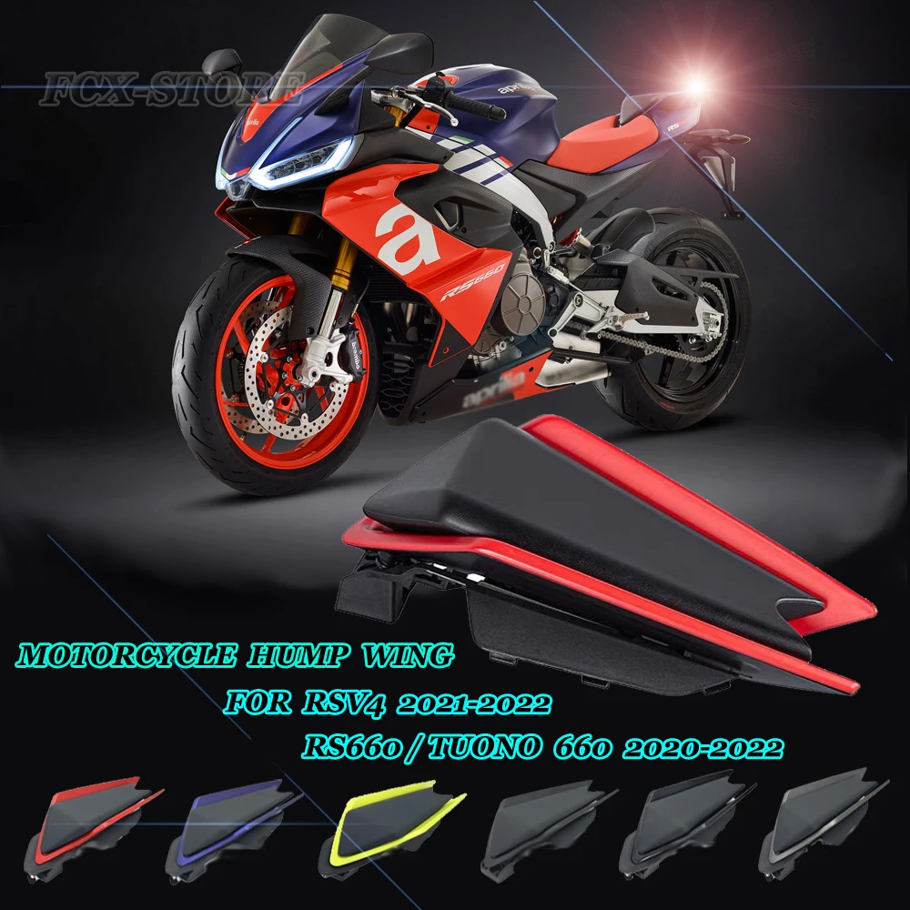 

Motorcycle Accessory Modified Hump Wing Upgraded Rear Seat Body Fairing For Aprilia RS 660 Tuono 660 RSV 4 2020 2021 2022