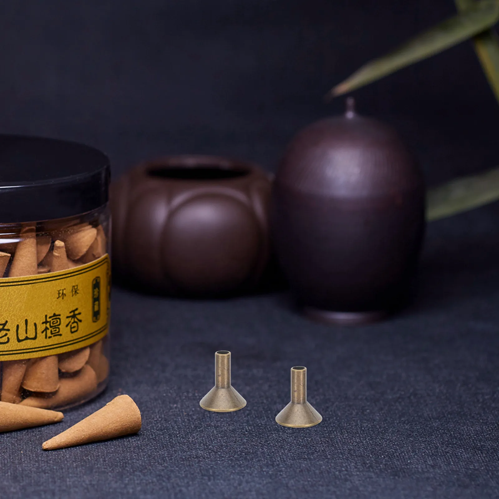 

8Pcs Backflow Cone Incense Holder Metal Aromatherapy Decorative Incense Burner Base Cone Stand Home Spa Yoga Decor