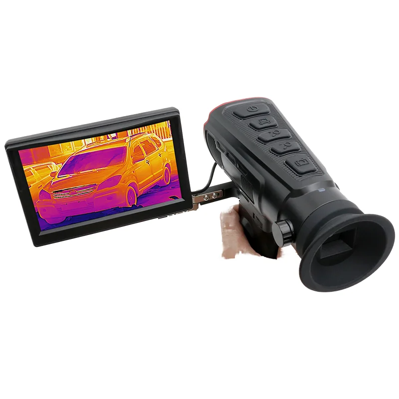 Handheld FLIP PH35+ Thermal Imager Monocular Night Vision Thermal Scope With Laser Ranging And Sight