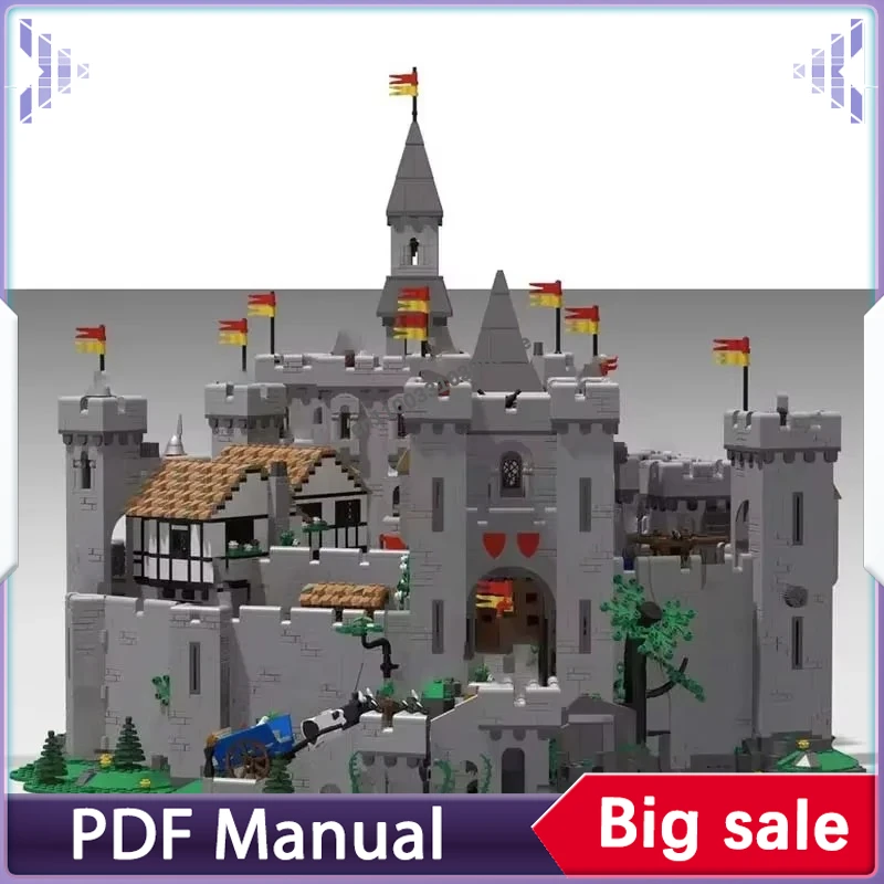 

Набор для расширения средневекового замка Львиных рыцарей MOC Building Bricks, комплект для любителей конструкторов