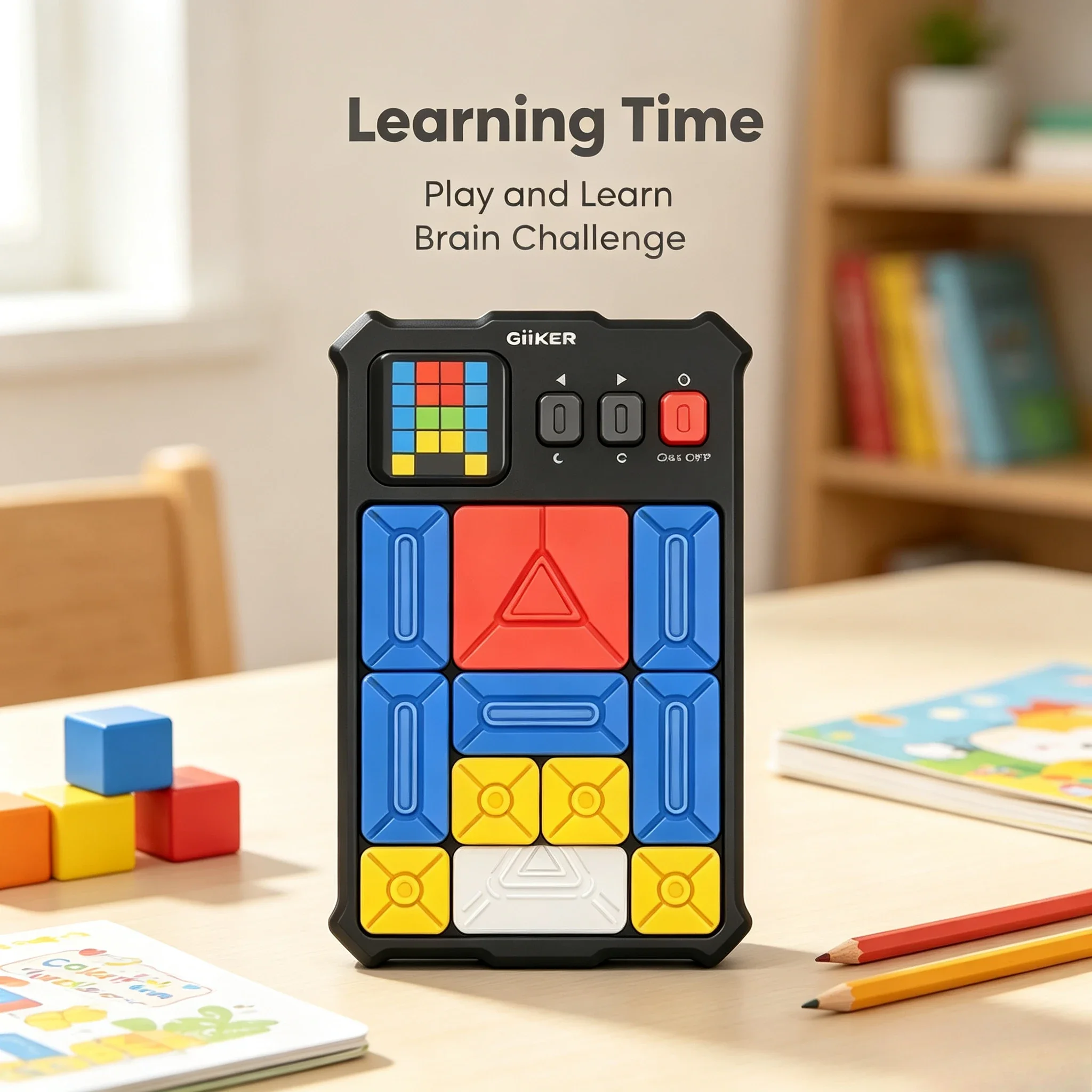 GiiKER Super Klotski Intelligent Electronic Sliding Puzzle Brain Game STEM Educational Desktop Toy Gift for Children & Adults