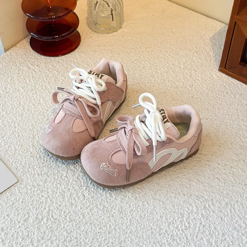 

Autumn Children Casual Sneakers 2025 New Outdoors Flat Shoes Boys Girls Retro Classic Fashion Soft Sole Kids Running Sport Shoes