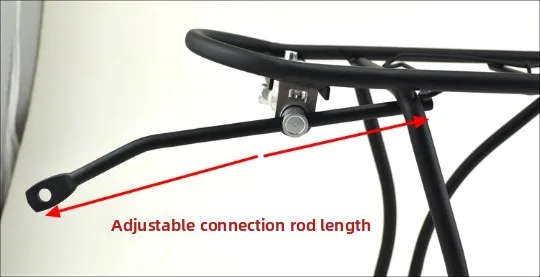 Porte-vélo arrière pliable en acier Ra Double, 422 pouces, vélo simple, elfe arrière, accessoires de cyclisme, démount