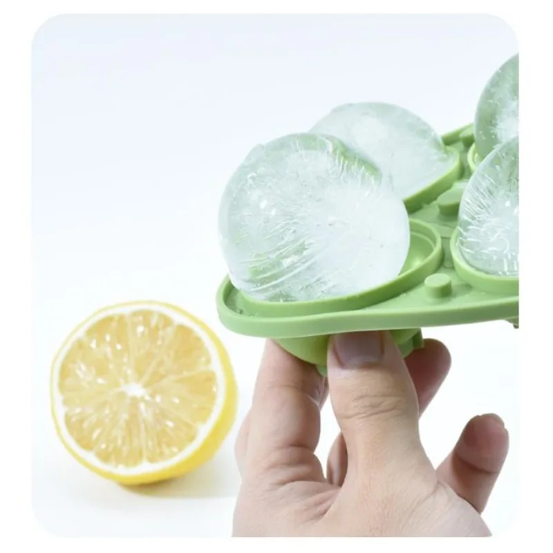 Große Silikon-Eiswürfelform, leicht zu entnehmen, kein Auslaufen, für Whiskey, Cocktails, Saft, Partys, perfektes Küchen- und Hausbar-Zubehör – Detail 4