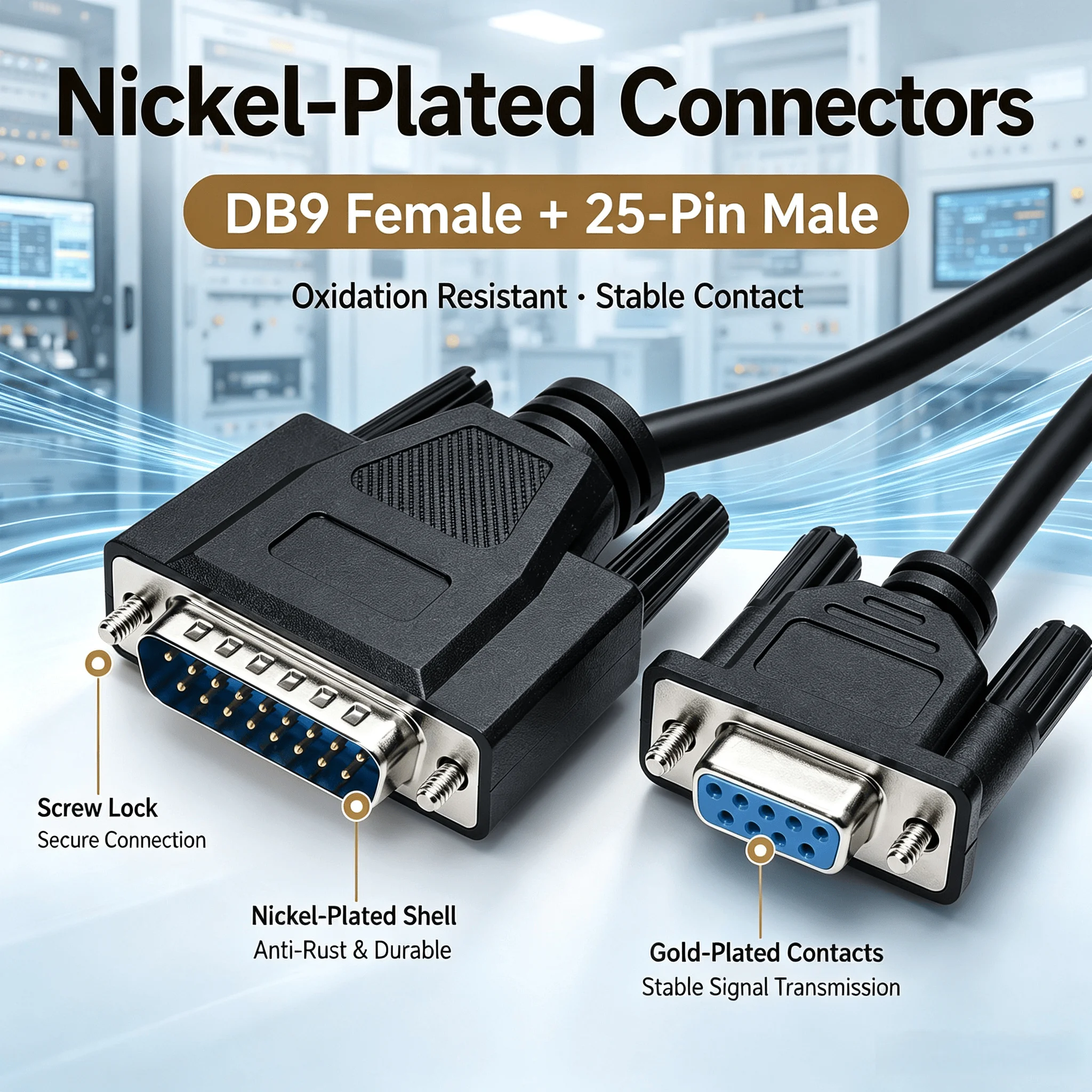PC-TTY RS232 to TTY Adapter Cable for Siemens S5 Series PLC, 5V OD5.0 Industrial Programming Upload Download Data Line