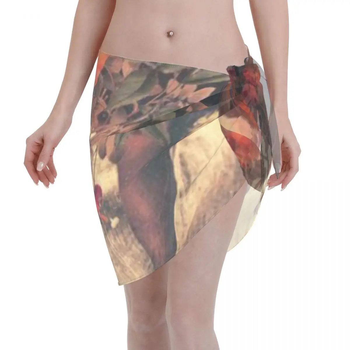Promotion Roots Women's Beach Wrap SkirtSpa Treatment Outfit Beach Layering Wrap