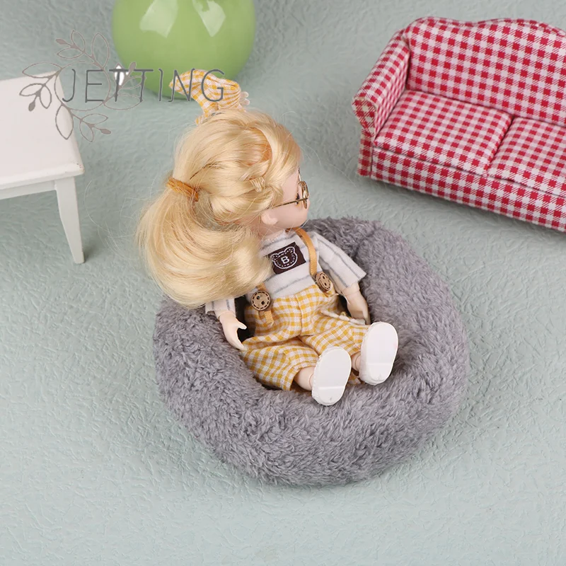 

Hot 1/12 Dollhouse Simulation Lazy Sofa Model Dollhouse Miniature Furniture Decoration Dolls House Home Accessories