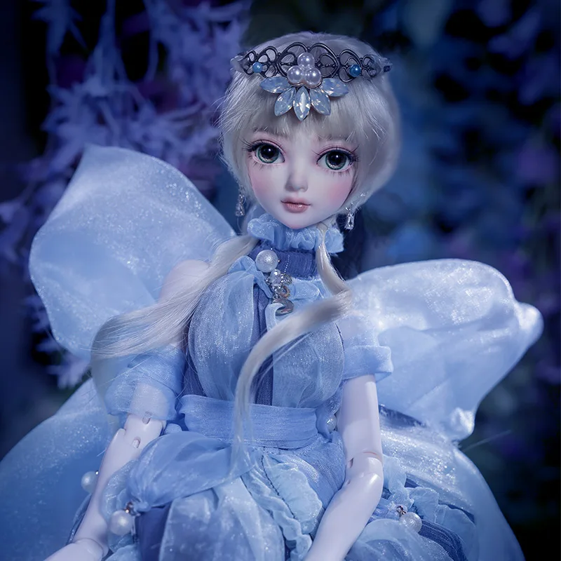 

JOYBJD Fantasy Angel Kasa BJD Doll 1/4 Blue Firefly Forest Fairy Light of Hope MSD Resin Toys Gift for Girls