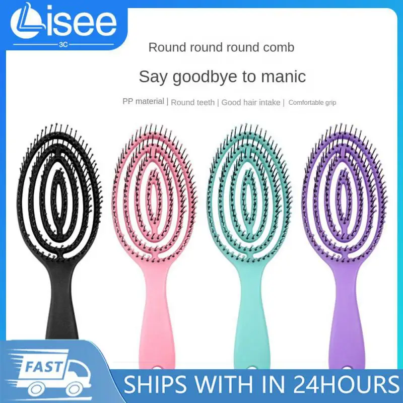 Salon Wet Hair Brush Women Hairdressing Styling Hair Tools Anti Detangling HairBrush Wet Dual Purpose Comb Massage Hair Comb