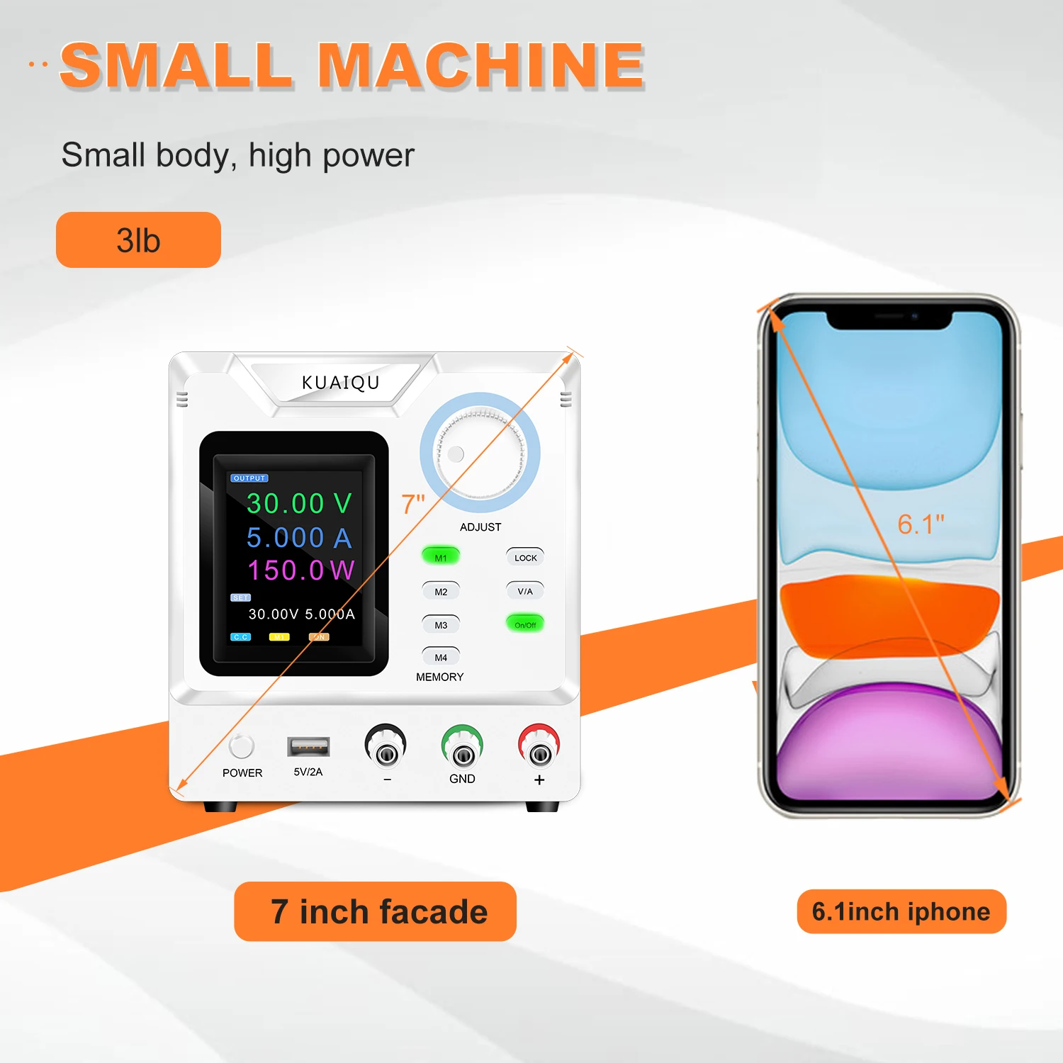 مزود طاقة تيار مستمر قابل للبرمجة ، مورد طاقة مختبر قابل للتعديل ، أداة إصلاح محمولة لثدي ، DIY ، واجهة ، 30V ، 10A