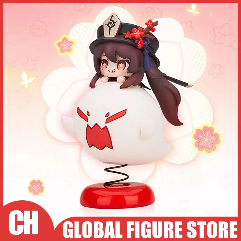 10cm Genshin Impact Anime Figures Hu Tao Cartoon Cute Grils Model Q Edition Pvc Statue Doll Collection Ornament Toys Gifts