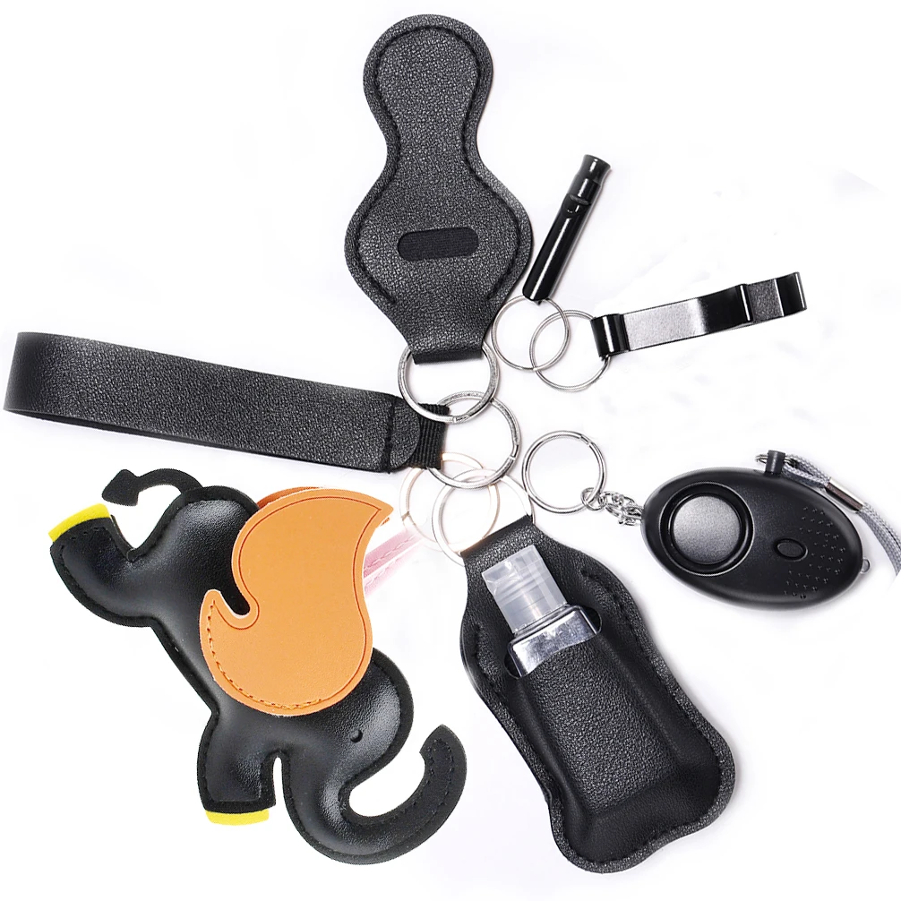 Self Defense For Safety Keychain Full Set With Personal Alarm, Knife  Accessories Birthday Gifts For Mom Women Girls