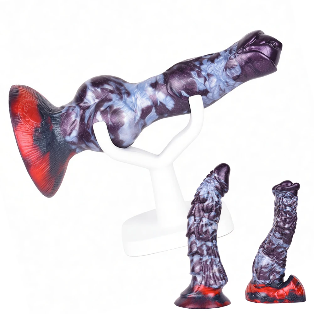GBAR 3 Styles Anal Plug Monster Penis Vagina Masturbator Prostate Massager Silicone Big Dog Knot Dildo Sex Toys For Adult Games