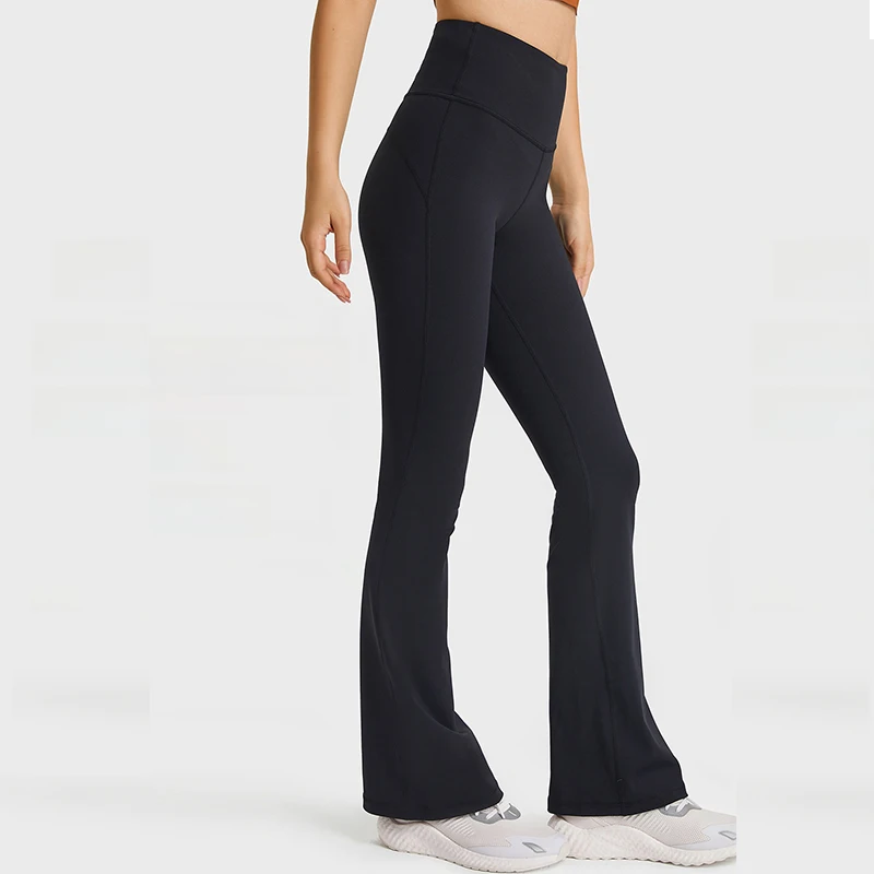 

Women Yoga Pants Gym Workout Running Daily Casual Wear 2026 New Slim Fit High Elastic Fashion Sports Micro Flare Tight Leggings