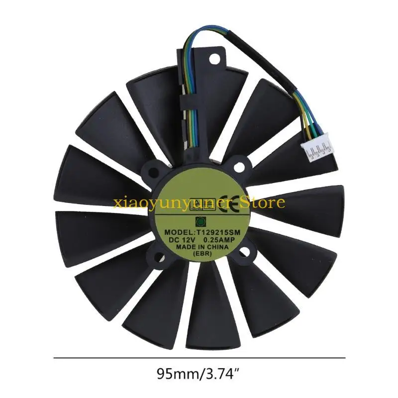 Ventiladores refrigeración para tarjetas gráficas P9JB RX470 RX570 para RX 470 RX 570