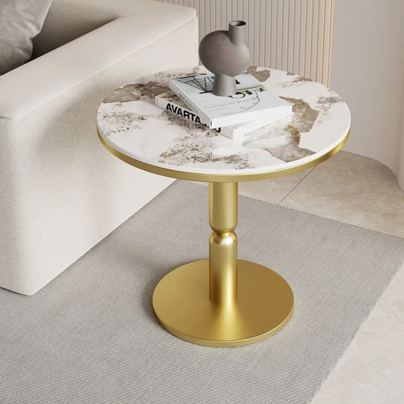 Bedside Round Coffee Tables Side Mobile Nordic Simple Middle Table Modern Luxury Mesas De Centro Para Sala Furniture HD50CJ