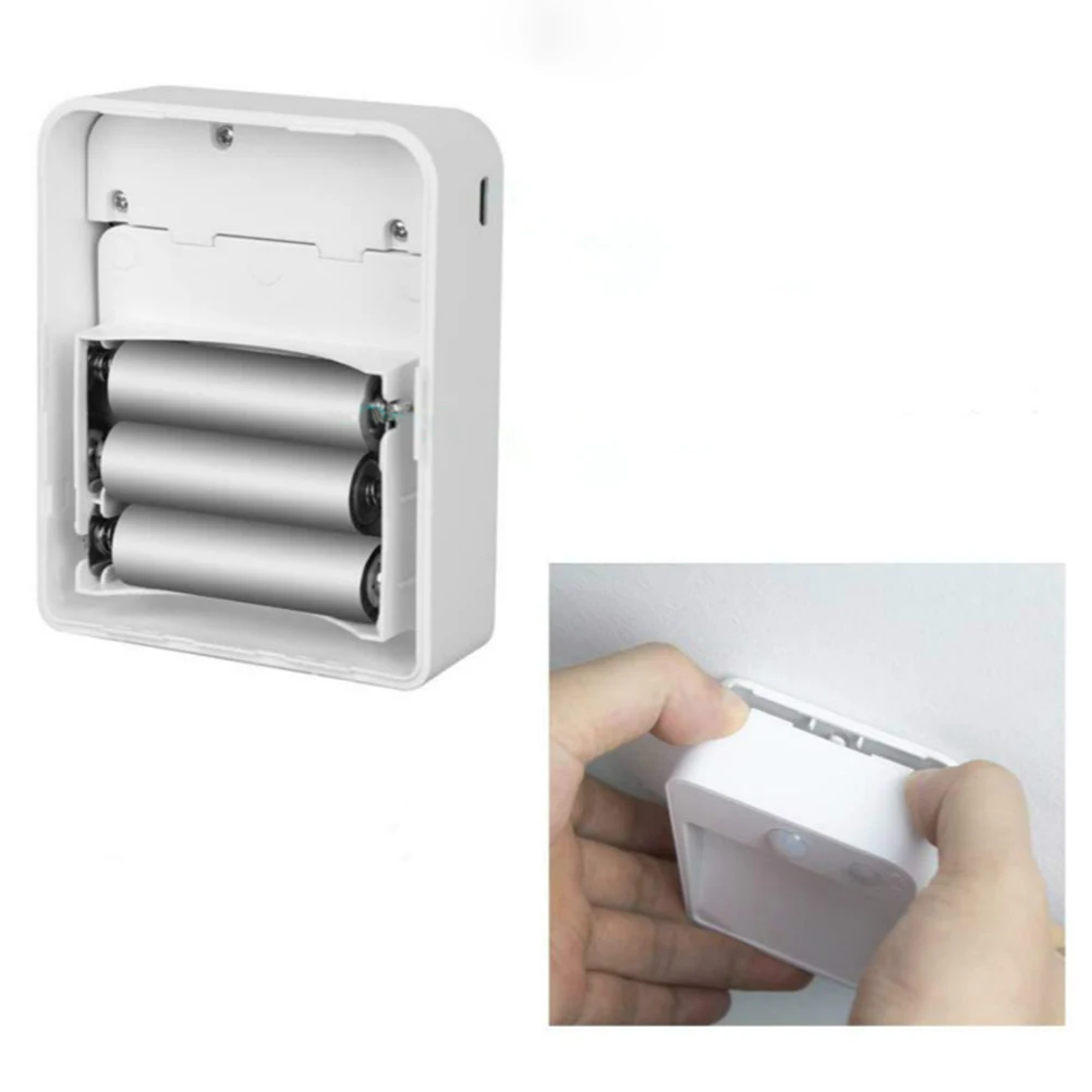 

2Pcs Infrared Sensing Night Light USB Charging Human Body Induction Stairway Corridor LED Lamp Dark Bedroom Wardrobe Workshop