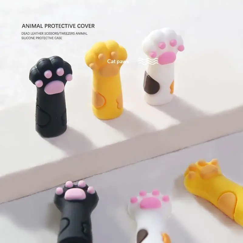 Soft Silicone Cuticle Clipper Sleeve Scratch Resistant Waterproof Manicure Tool Cover 1Pcs for Daily Nail Use