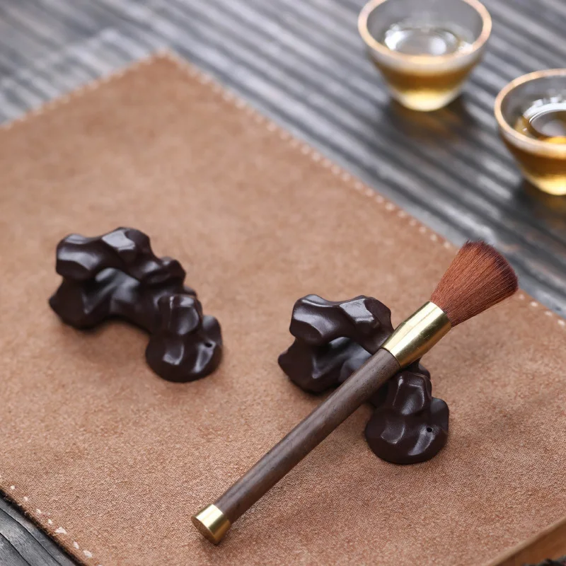 Yixing Zisha Tee Haustier Taihu Stein Weihrauch Halter Ornament Tee Spielen Tee Zeremonie Weihrauch Stick Halter Umgebenden Gefälschte Berg