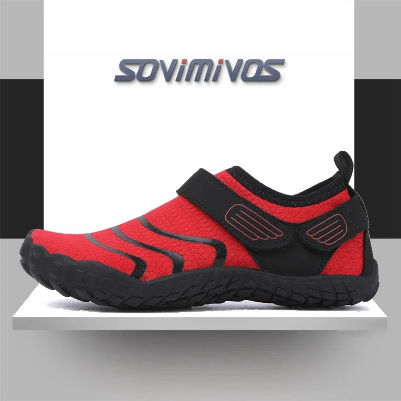 Scarpe a piedi nudi per bambini Zero Drop minimalista Running punta larga Box scarpe da Tennis scarpe da passeggio Sneakers traspiranti di ampia