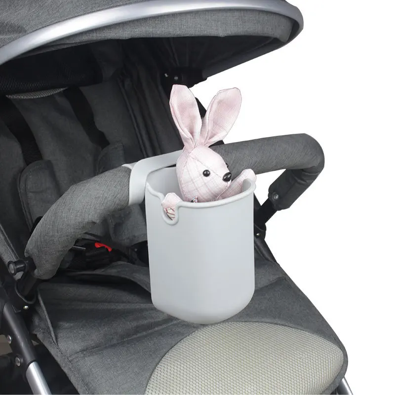 Soft Silicone Cup Holder for Baby Stroller Accessories Universal Flexible Pram Cart Bottle Holder Kids Bicycle Phone Holder image 5