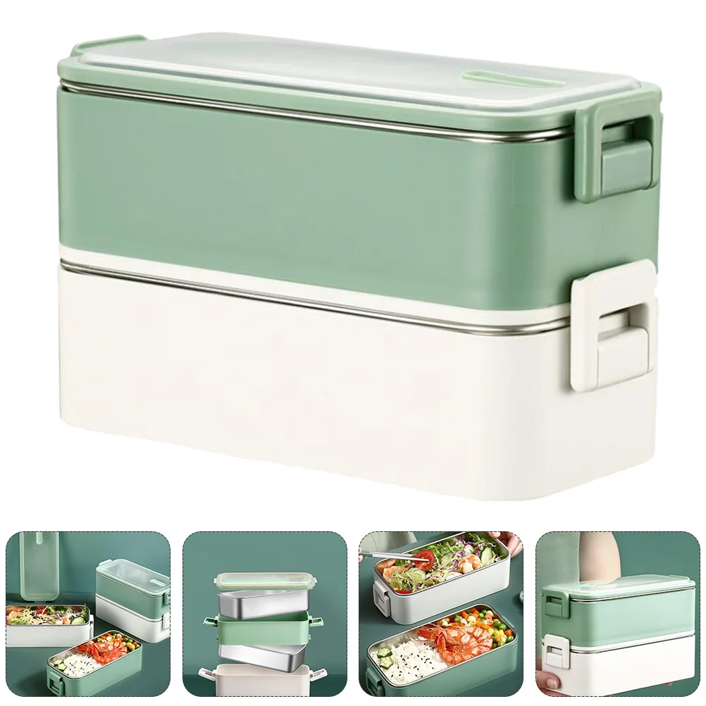 Stainless Steel Lunch Box Lunchbox Storage Containers Japanese-style Adult Baby