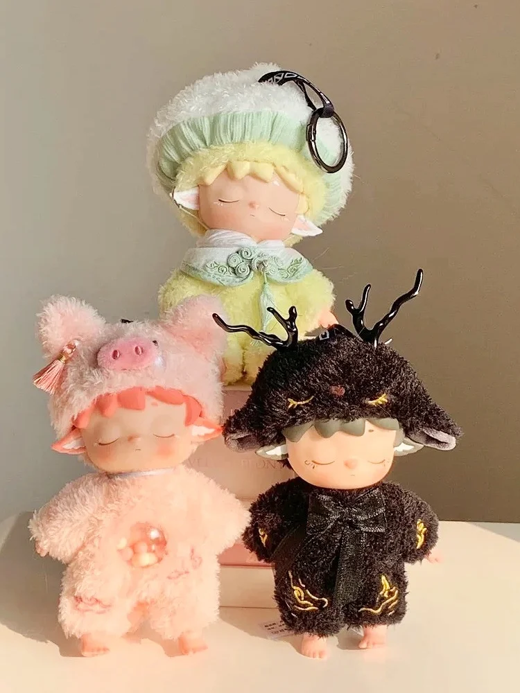 Heyone ミミリトルモンスターシリーズビニールぬいぐるみブラインドボックスグッズかわいいフィギュア飾りアニメモデルかわいい女の子の誕生日ギフト