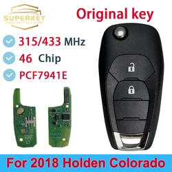 SUPERKEY Original OEM For Chevrolet Holden Colorado Cruze Sonic Trax Spark Aveo Flip Remote Car Key 315 433MHz PCF7941E