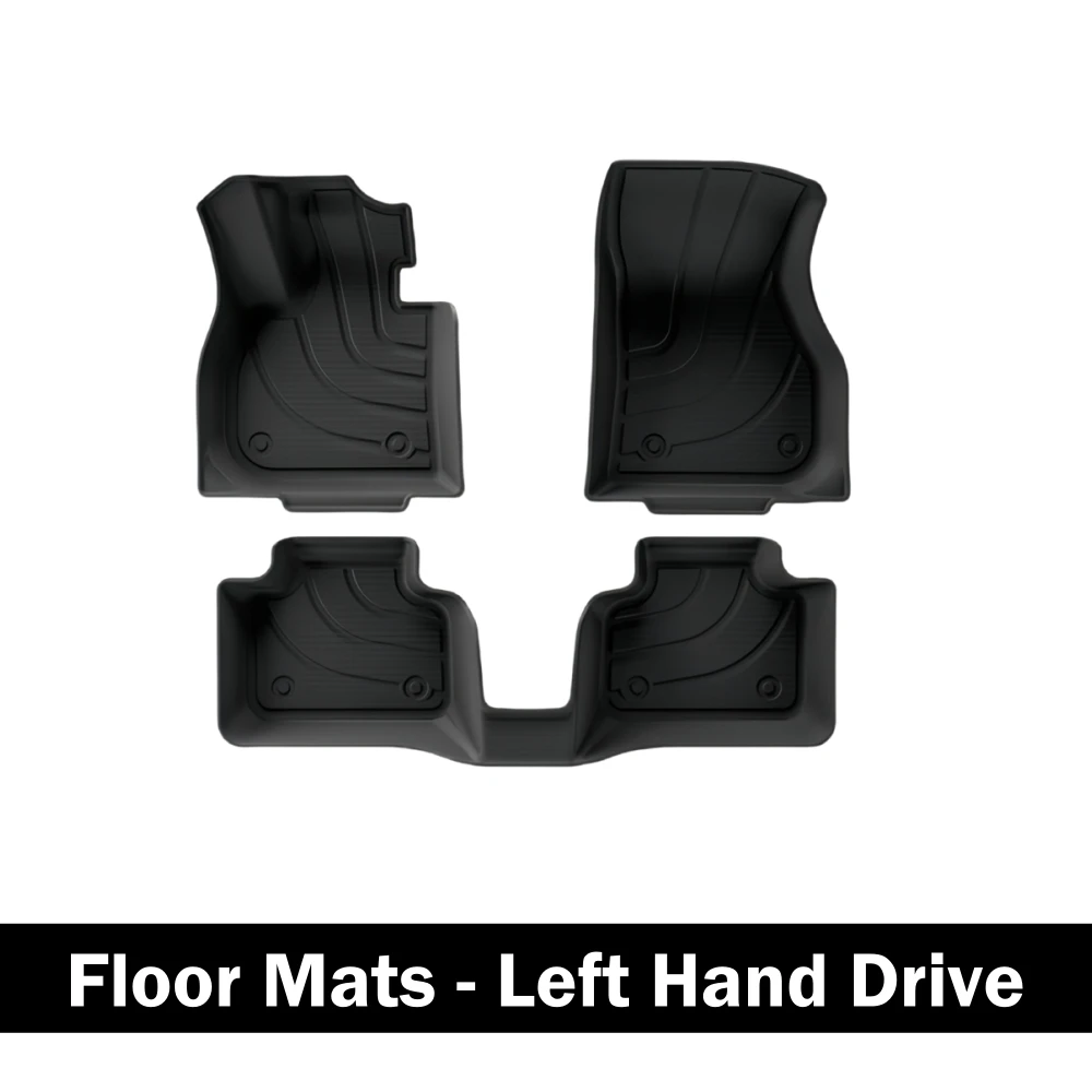 Für BMW U11 X1 ix1 2023-2024 Bodenmatte TPE Kofferraummatte Gepäckmatte Wasserdicht Rutschfest Teppich Linkslenker – Detail 2