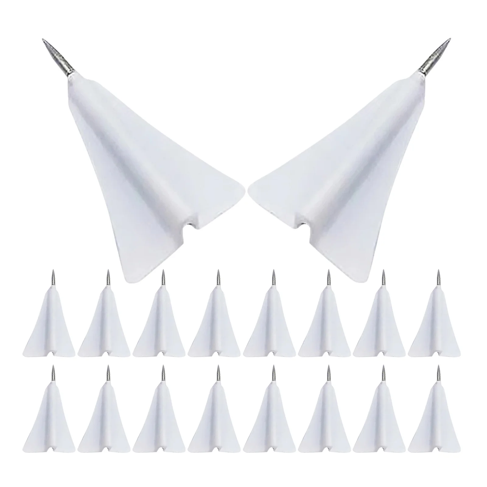 18Pcs Reusable Airplane Shaped Pushpins for Cork Board Photo Wall Decorations Map Thumbtacks Home Office