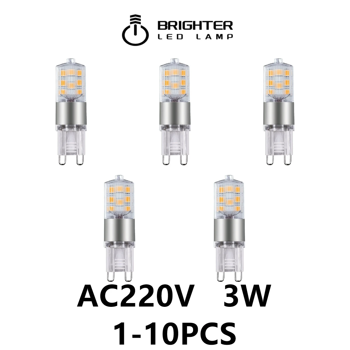 LED G9 Mais lampe nicht-strobe warme weiß licht AC220V 3W geeignet für kronleuchter kristall lampe kann ersetzen 50 watt halogen lampe