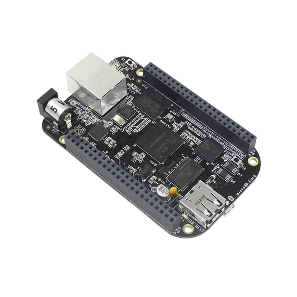 Para Beaglebone BB negro integrado AM3358 Cortex-A8 512MB DDR3 + 4GB EMMC BB negro AI Linux ARM desarrollo de computadora