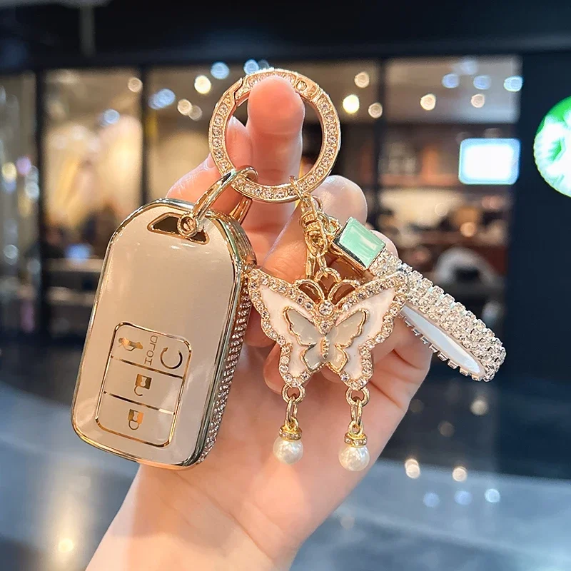 

Car key box cover shell for Honda CRV Civil Accord xrv FEZEL Hiroshi Fit urv CRIDER ENVIX INSPIRE cars accessories car key s bag